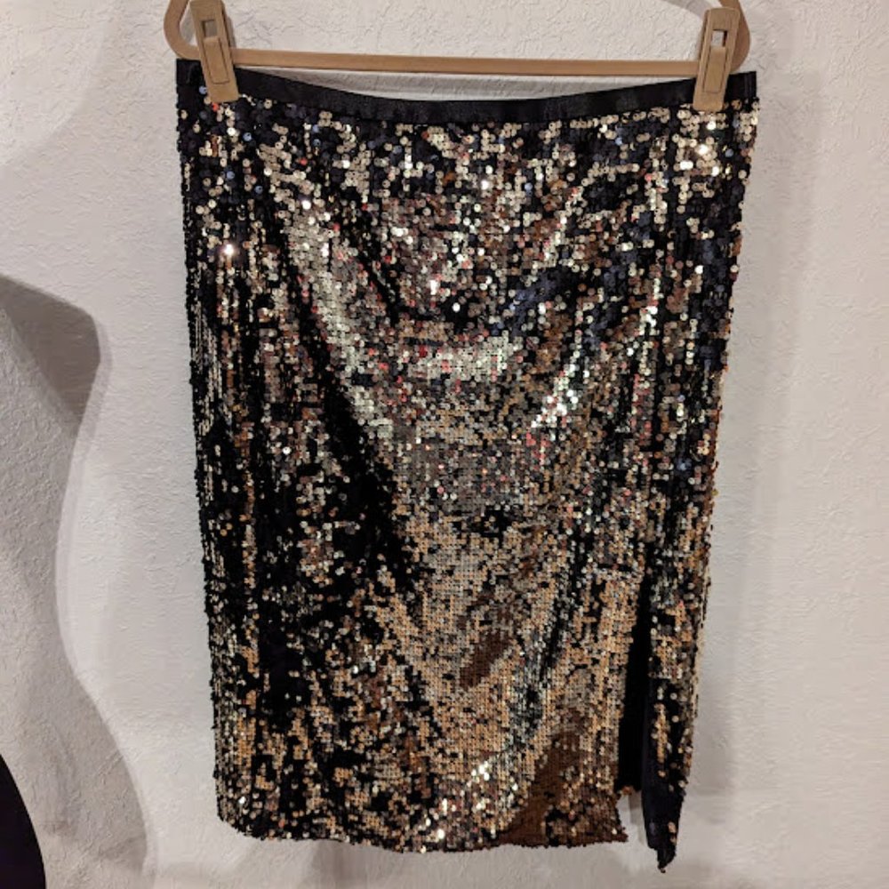 Nine West Sequined Pencil Skirt - Size XL, NWT